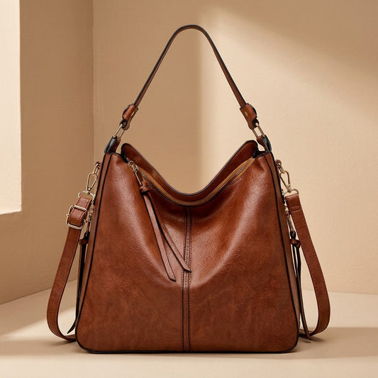 Carrycurve™ PU Bucket Tote Bag