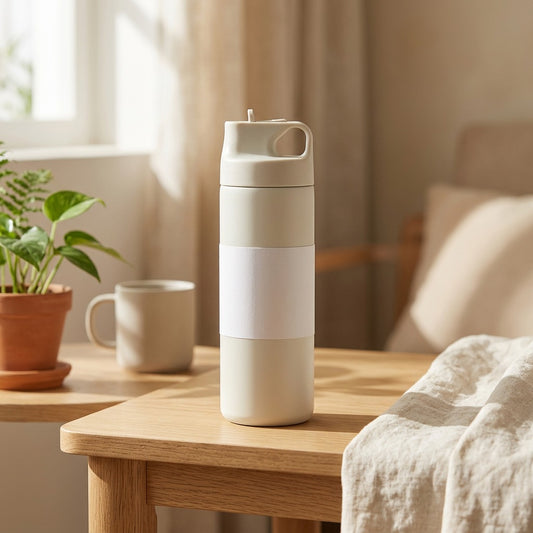 Tempkeep™ 304 Stainless Steel Insulated Water Bottle in a calm home setting