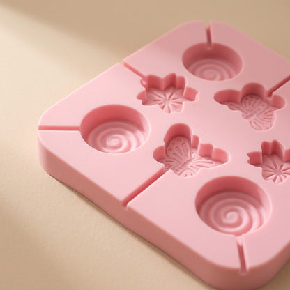 Pinkbake™ Pink Silicone Cake Mold, material and detail close-up