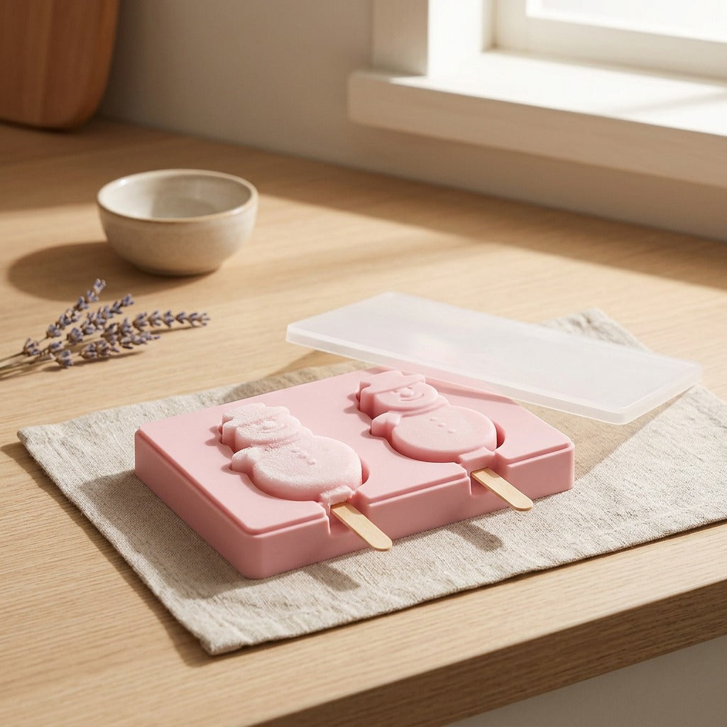 Pinkbake™ Pink Silicone Cake Mold, styled close view