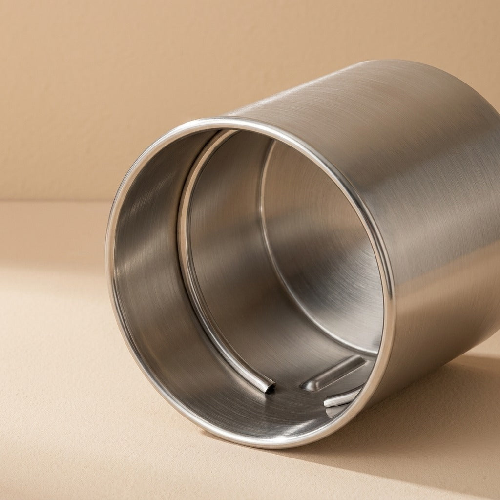 Lidrest™ Stainless Steel Pot Lid Rack, material and detail close-up