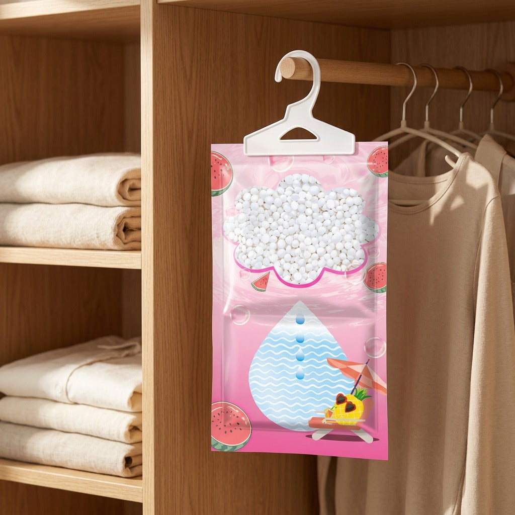 Dampdown™ Hanging Home Dehumidifying Bag, styled close view