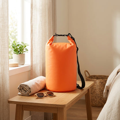 Coastkeep™ PVC Waterproof Beach Bag in a calm home setting