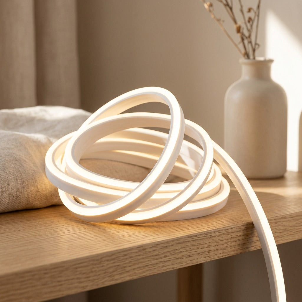 Siliflex™ 24V Silicone LED Light Strip, styled close view