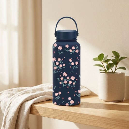 Sipshell™ 304 Stainless Steel Water Bottle in a calm home setting