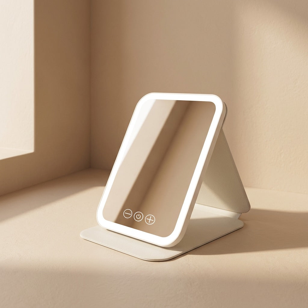 Glowgaze™ LED Desktop Mirror