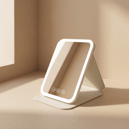 Glowgaze™ LED Desktop Mirror