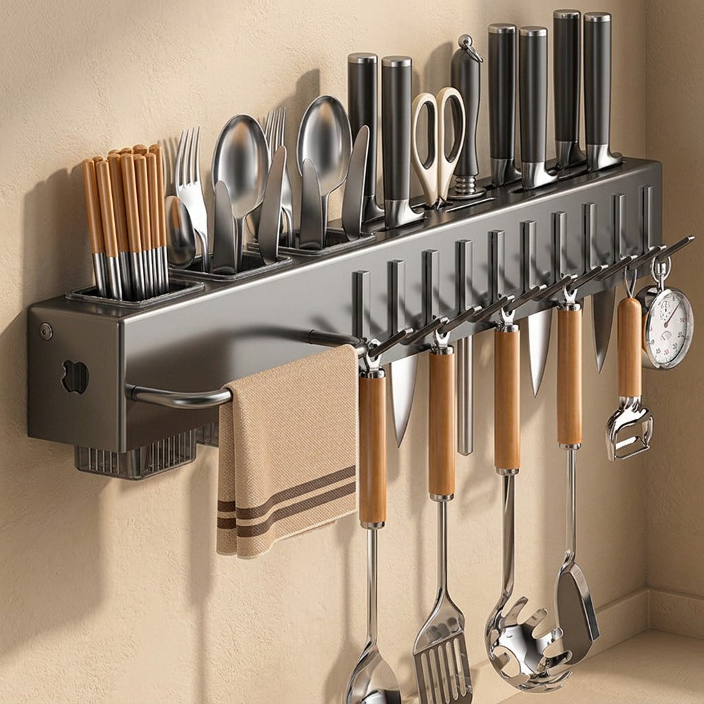Edgebar™ Carbon Steel Wall-Mounted Knife Rack