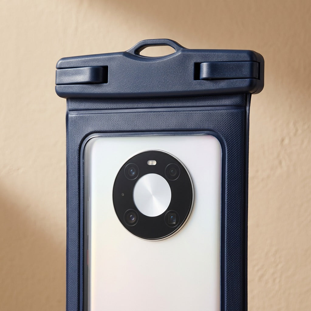 Pocketide™ PVC Waterproof Phone Bag, material and detail close-up