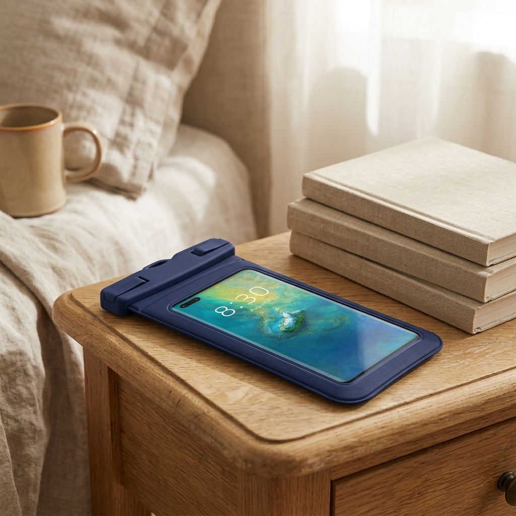Pocketide™ PVC Waterproof Phone Bag, styled close view