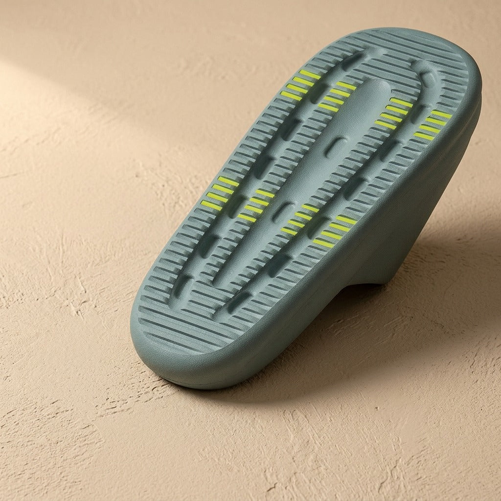 Toecove™ EVA Covered-Toe Slippers, material and detail close-up