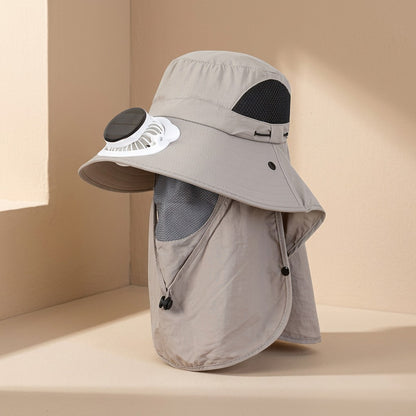 Reelwhirr™ Solar Fan Fishing Hat