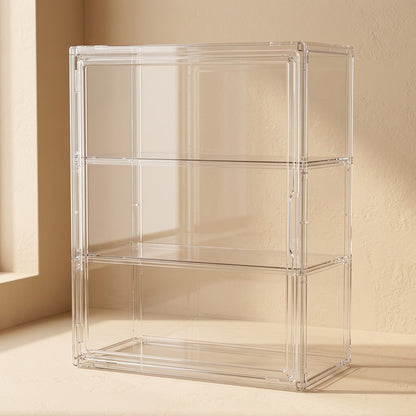 Figureroom™ Plastic Figure Display Cabinet, material and detail close-up