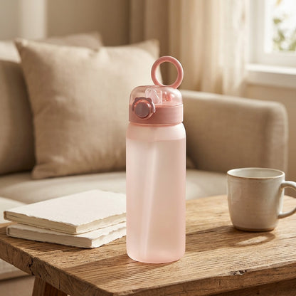 Mistsip™ Frosted Straw Water Bottle, styled close view