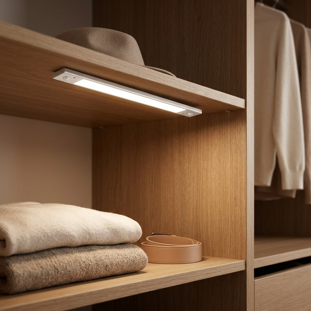 Clinglit™ Magnetic Sensor Night Light, styled close view