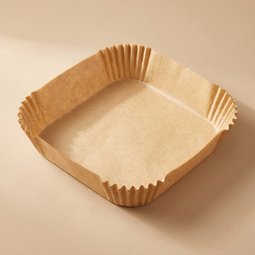 Parchcrisp™ Silicone Paper Air Fryer Sheets, material and detail close-up