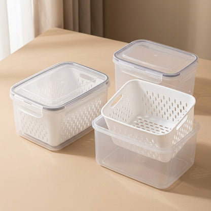 Drainbox™ PP Draining Basket Storage Box, material and detail close-up