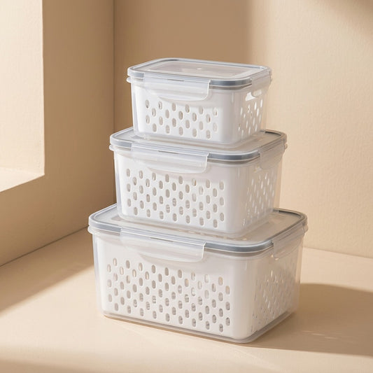 Drainbox™ PP Draining Basket Storage Box