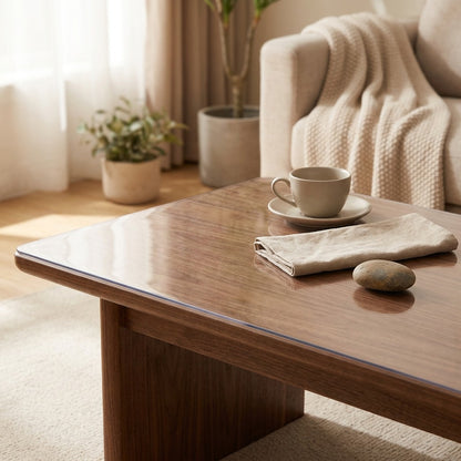Matguard™ PVC Coffee Table Mat, styled close view