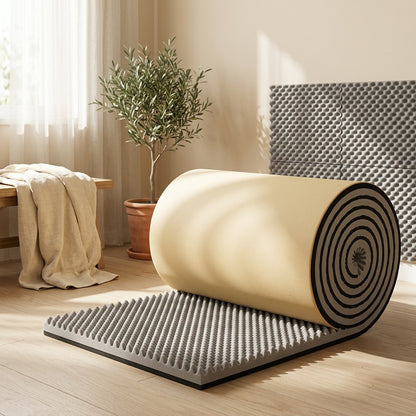 Stickhush™ Self-Adhesive Soundproof Wall Stickers in a calm home setting