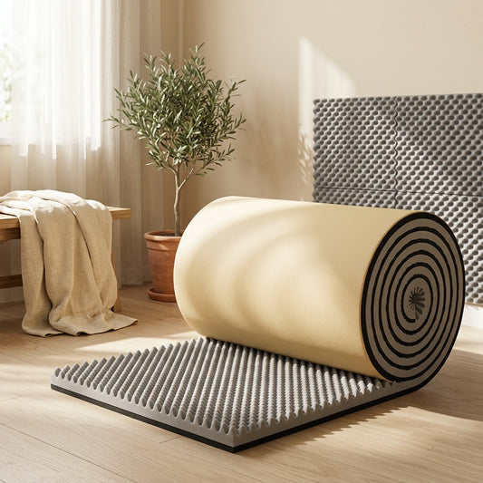 Stickhush™ Self-Adhesive Soundproof Wall Stickers in a calm home setting