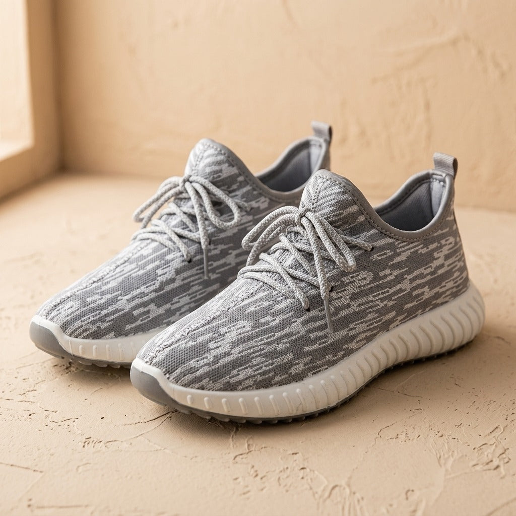 Solecanvas™ Canvas Sports Shoes With Rubber Sole, material and detail close-up