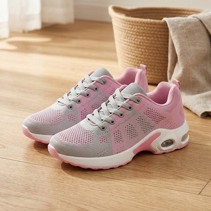 Flexstride™ Mesh Spring Running Shoes, styled close view