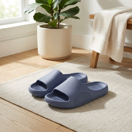 Sandgleam™ EVA Flip-Flop Sandals in a calm home setting
