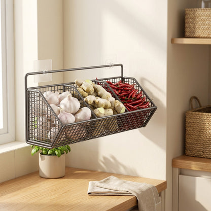 Spicestep™ Carbon Steel Kitchen Spice Rack in a calm home setting