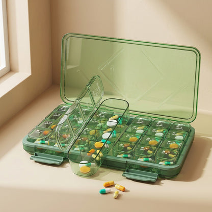 Dosegrid™ PP Plastic Pill Box With Compartments