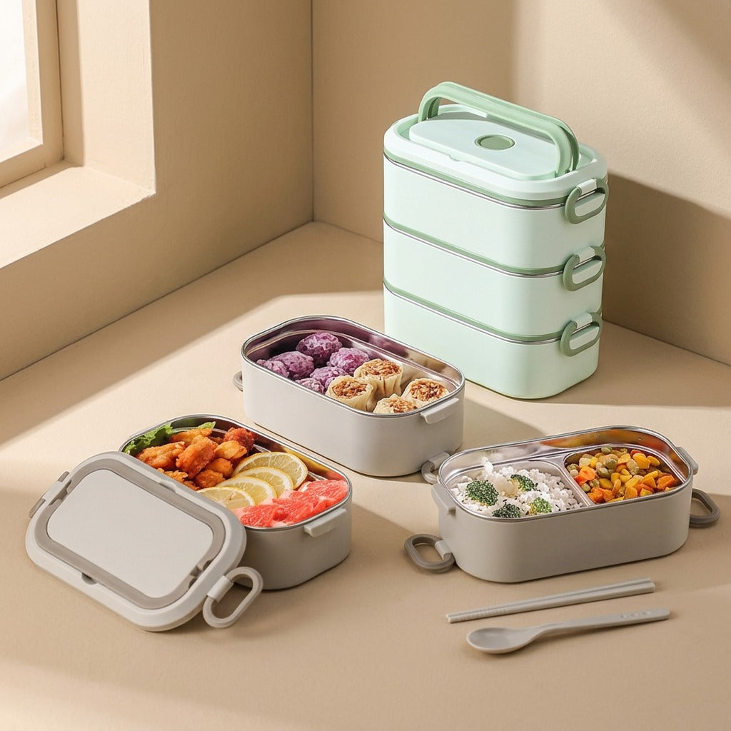 Steelkeep™ 304 Stainless Steel Lunch Box