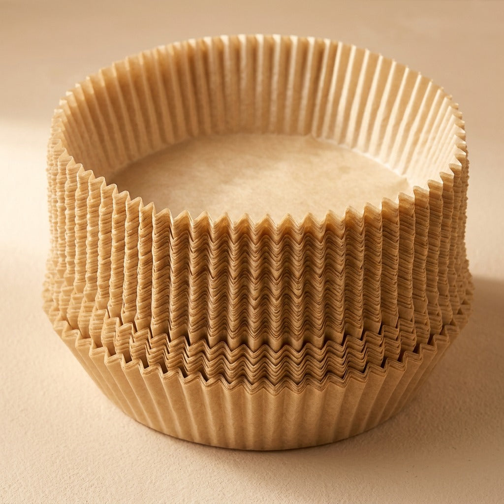 Parchfit™ Air Fryer Parchment Paper Liners, material and detail close-up