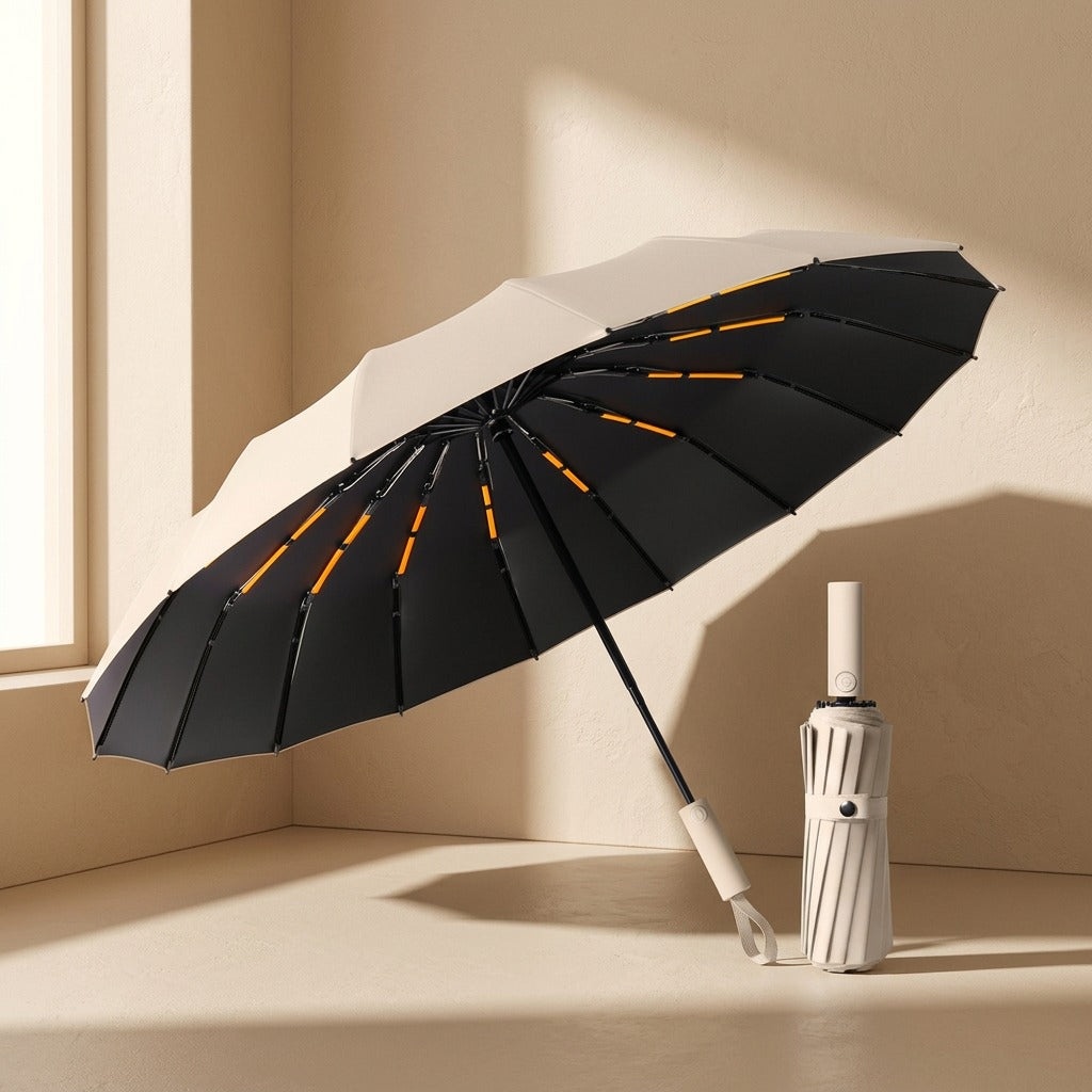 Sunshower™ Folding Umbrella for Sun and Rain