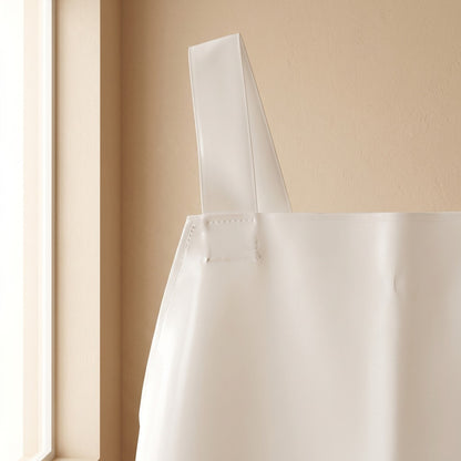 Splatwear™ TPU Waterproof Kitchen Apron, material and detail close-up