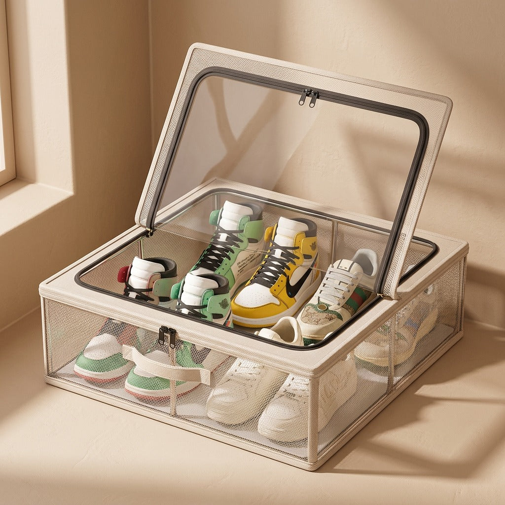 Shoenook™ Foldable Fabric Shoe Storage Box
