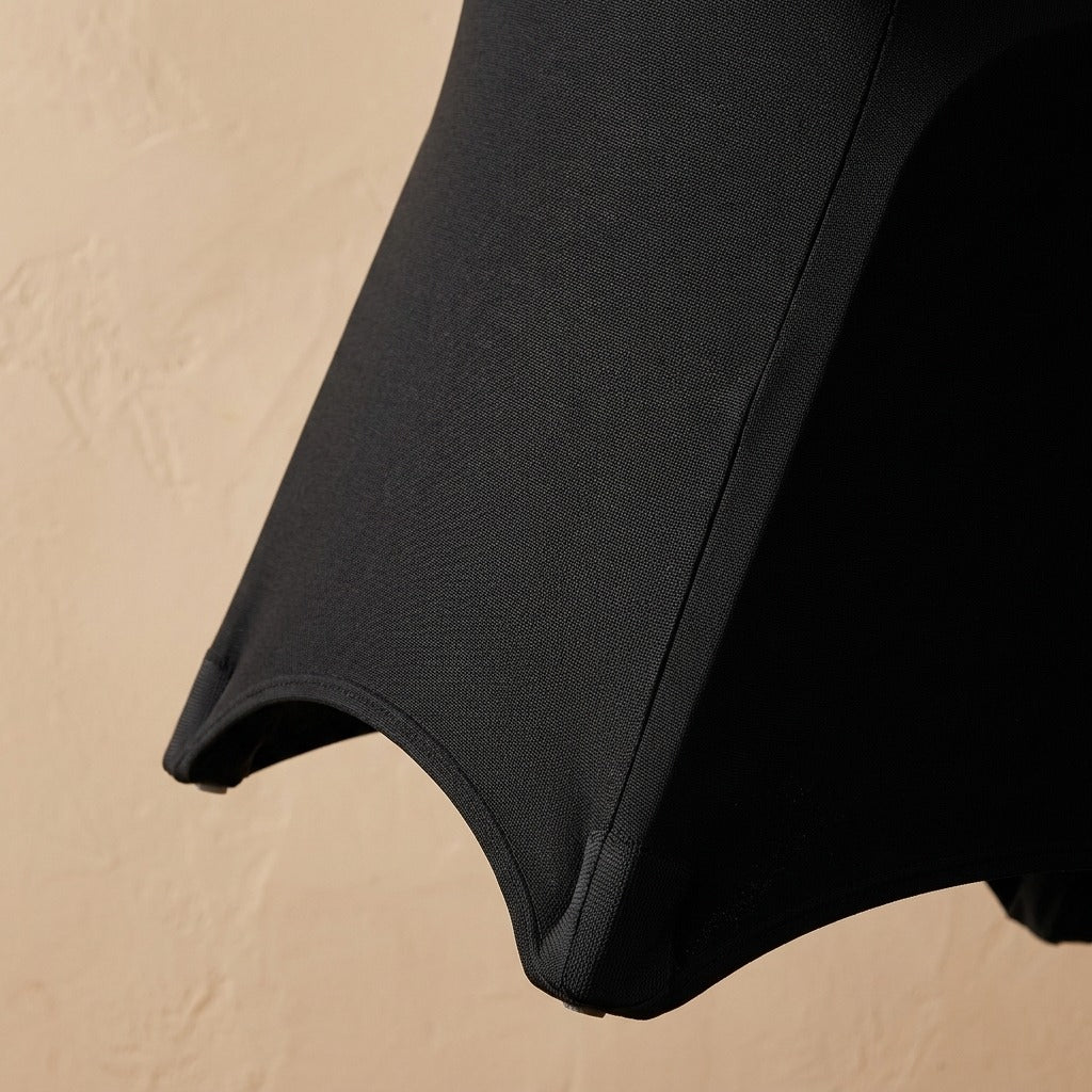 Chairdrape™ Polyester Elastic Chair Cover, material and detail close-up