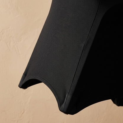 Chairdrape™ Polyester Elastic Chair Cover, material and detail close-up