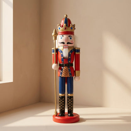 Pineguard™ Lotus Wood Christmas Soldier Decoration