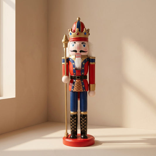 Pineguard™ Lotus Wood Christmas Soldier Decoration