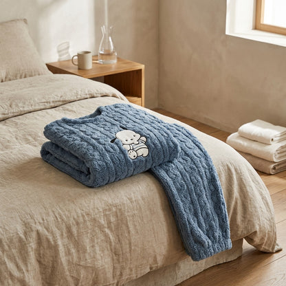 Coralnap™ Coral Fleece Pajamas for Women, styled close view