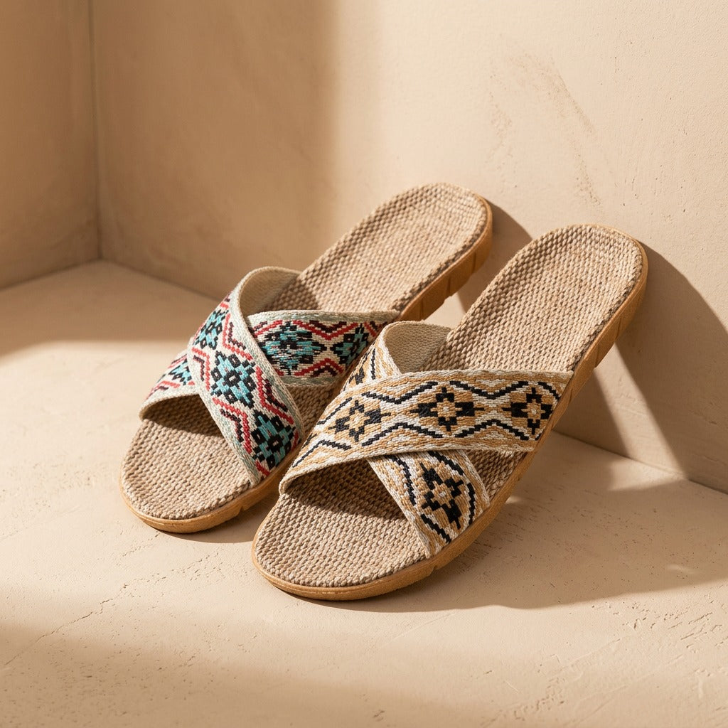 Linenrest™ Linen Four Seasons Slippers