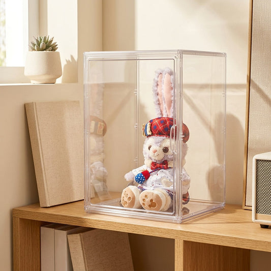 Peekcase™ Transparent Blind Box Storage Box in a calm home setting