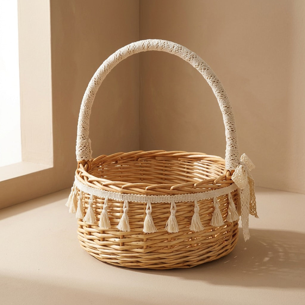 Petalweave™ Wicker Flower Arrangement Basket