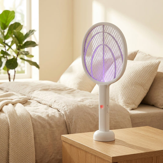 Bugfold™ Folding Electric Mosquito Killer in a calm home setting