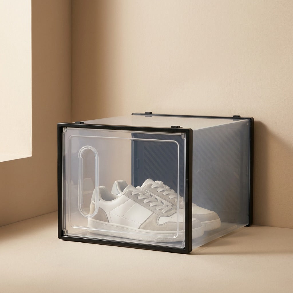 Stackshoe™ Stackable Plastic Shoe Storage Box