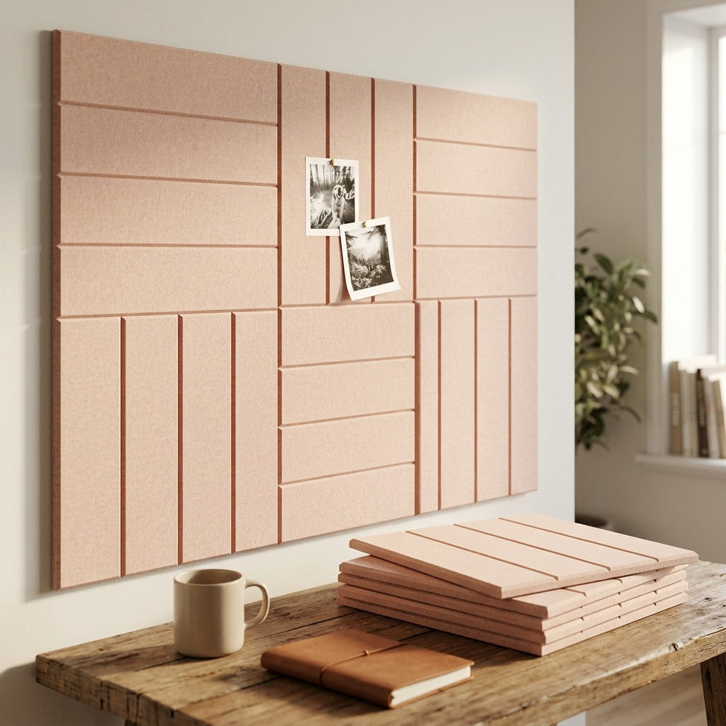 Felthush™ 30×30 Felt Sound-Absorbing Panels, styled close view