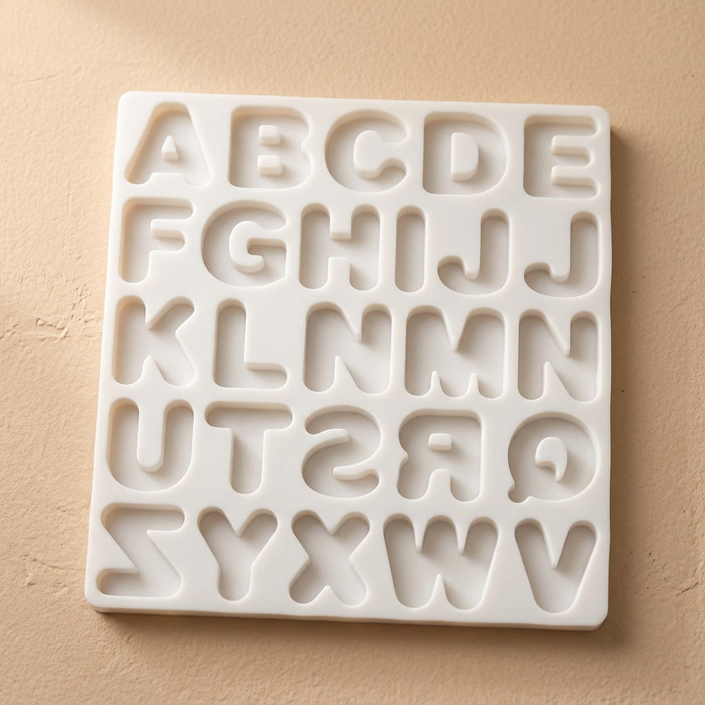 Letterloaf™ Silicone Letter Cake Mold, material and detail close-up