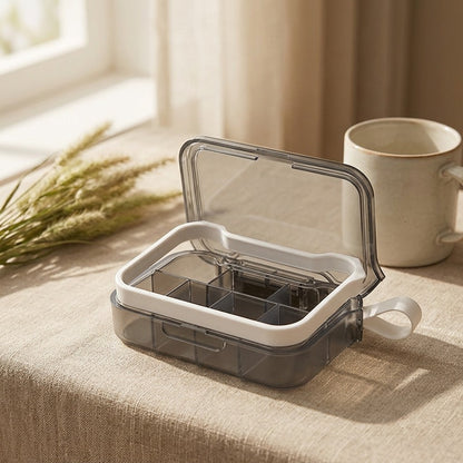 Dosecove™ Portable PP Pill Box, styled close view