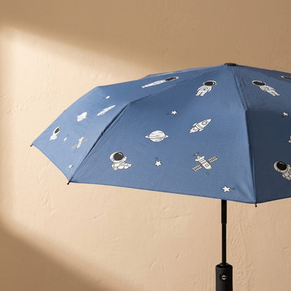 Orbitfold™ Three-Fold Astronaut Umbrella, material and detail close-up