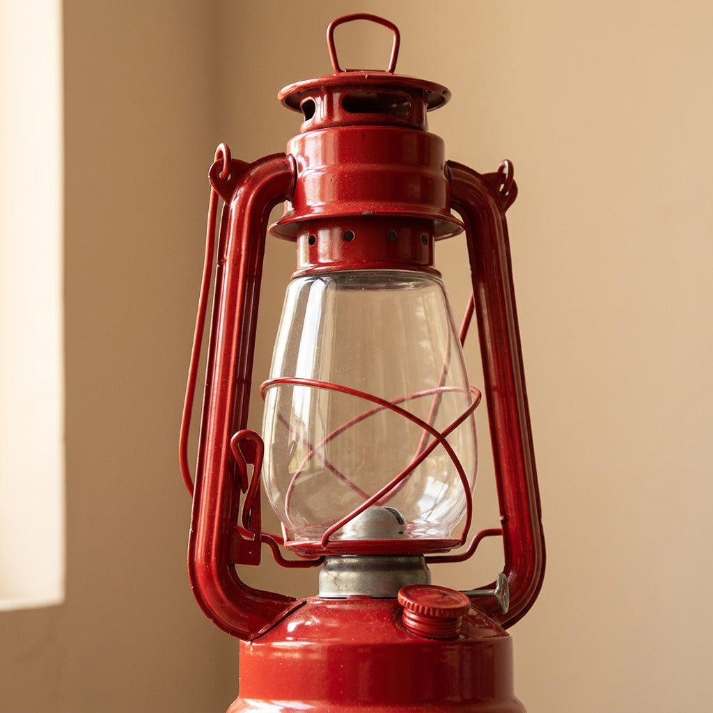 Campwick™ Outdoor Camping Oil Lantern, material and detail close-up